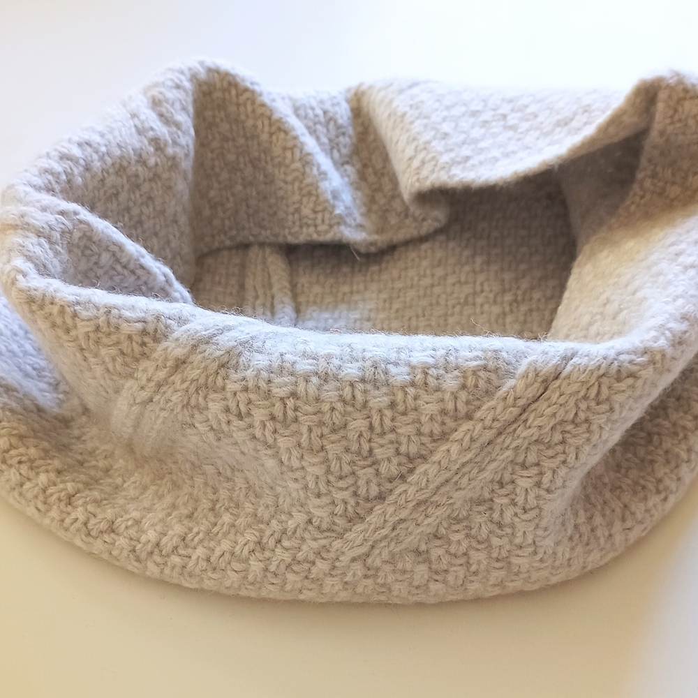 Cozy Cream Knit Scarf